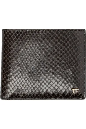 Tom Ford Bifold Wallet Phyton Print Ebony