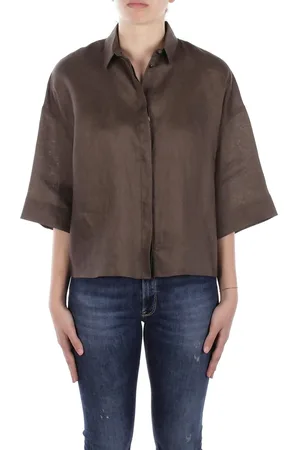 Max Mara Shirts Verde Scuro