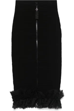 Self-Portrait Skirts Black
