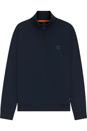 HUGO BOSS Zetrust sweater half zip dark navy