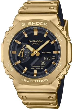 Casio G Shock Horloge GM-2100YMG-9AER Analoog Digitaal Fine Metallic Goudkleurig