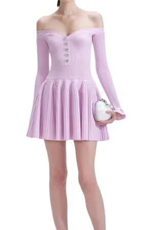 Self-Portrait Dresses Pink