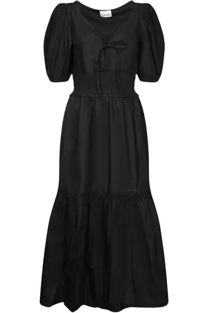 Ganni Black Dresses
