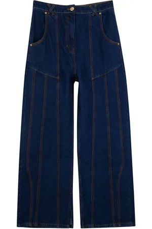 Farm Rio Jeans 329081 High Waist Snips Pants