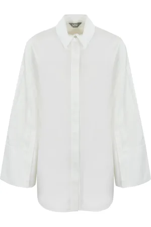 Max Mara Shirts Bianco Gesso