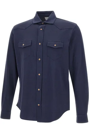 ELEVENTY Shirts Blue