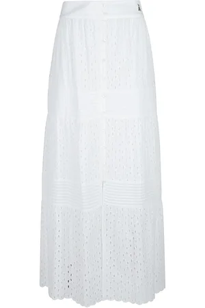 Patrizia Pepe Long Skirt White