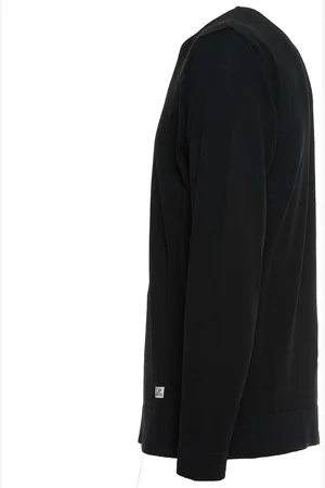 C.P. Company Cotton Crepe Crewneck Black