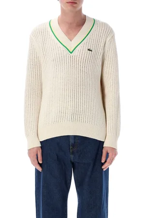 Lacoste Crewneck Croco Beige