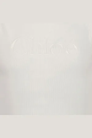 Chloé Chloe Kinder Meisjes T-Shirt In Wit