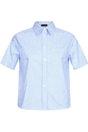Liu Jo BLACK Shirts Clear Blue