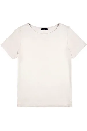 FAY T-Shirts And Polos Bianco Latte