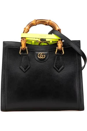 Gucci 2016-2024 Small Leather Bamboo Diana Satchel