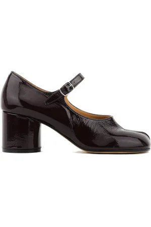 Maison Margiela Tabi Mary-jane Burgundy