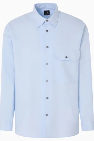 Armani Exchange Shirts Blue