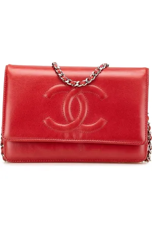 CHANEL 2010-2011 CC Calfskin Wallet On Chain