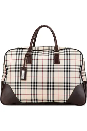 Burberry 2000-2017 House Check Canvas Business Bag