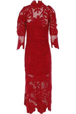 Farm Rio Jurkjes & Tunieken 328887 Lace Knit Dress