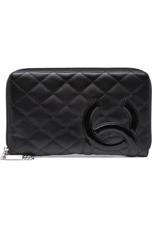 CHANEL Lambskin Cambon Ligne Zippy Organizer Wallet