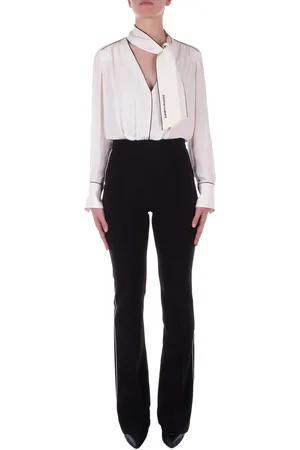Elisabetta Franchi Trousers Burro Nero