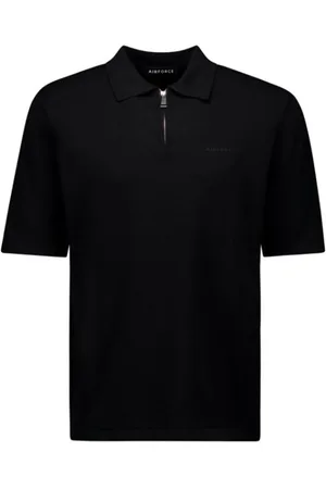 Airforce Knitted Zip Polo