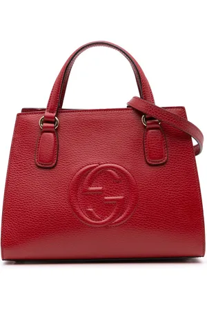Gucci 2016-2024 Medium Dollar Calf Soho Top Handle Convertible Tote