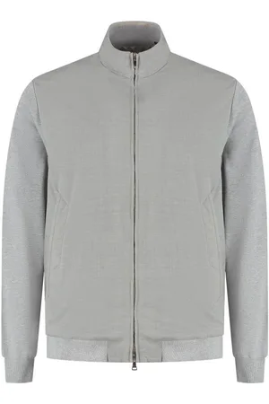 Paul & Shark Silk Cotton Zipped Sweater