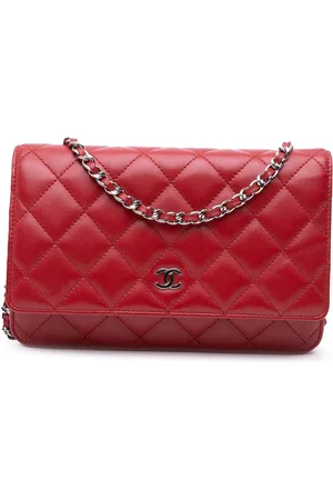 CHANEL 2013-2014 CC Lambskin Wallet on Chain