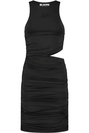 Malelions Women Cut-Out Drape Dress