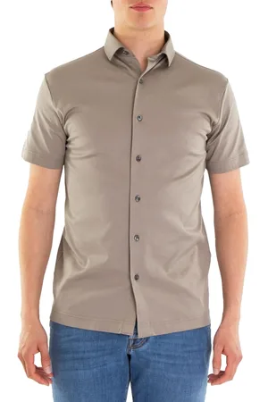 Valenza Heren Interlock Supima Shirt Grijs