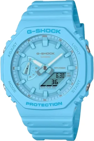 Casio G Shock Horloge GA-2100-2A2ER Analoog Digitaal Baby Blauw
