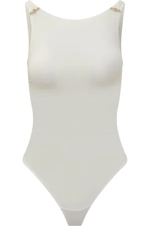 Elisabetta Franchi Body in Jersey con Dettagli Gioiello