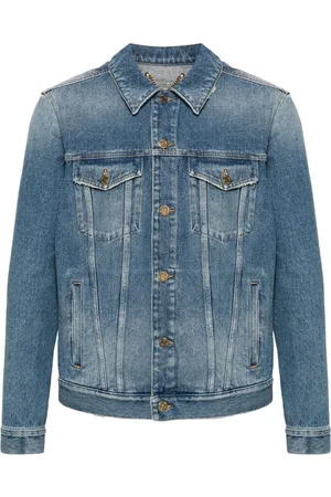 Golden Goose Coats Denim Blue