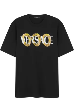 VERSACE T-shirts And Polos Black