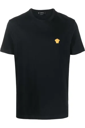 VERSACE T-shirts And Polos Black