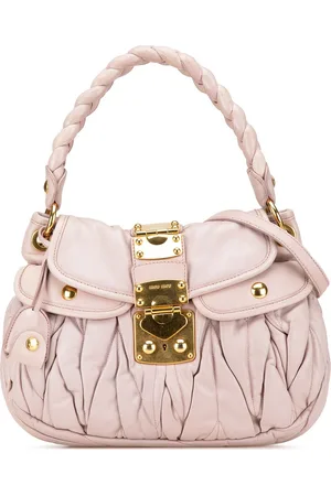 Miu Miu 2000-2010 Matelasse Nappa Coffer Satchel