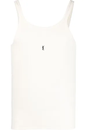 Saint Laurent Top White