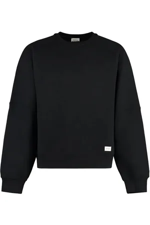 Saint Laurent Black cotton sweatshirt