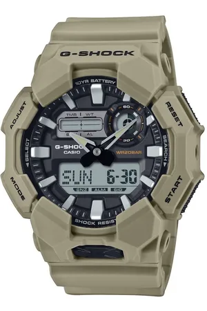 Casio G Shock Horloge GA-010-5AER Analoog Digitaal Groen Beige