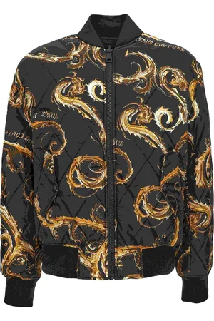 VERSACE Coats Black