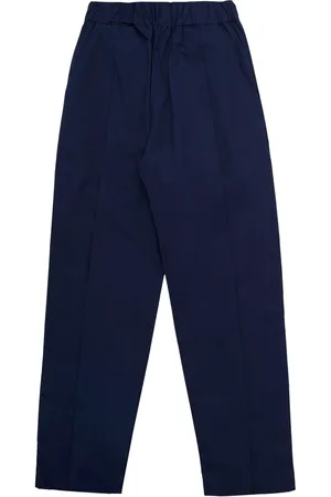 A PAPER KID Pantalone Popeline Dark Blu