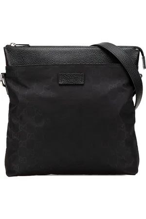 Gucci 2000-2015 GG Nylon Flat Messenger Bag
