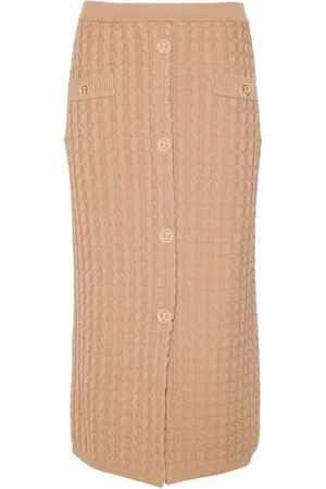 Twin-Set Skirts Brown