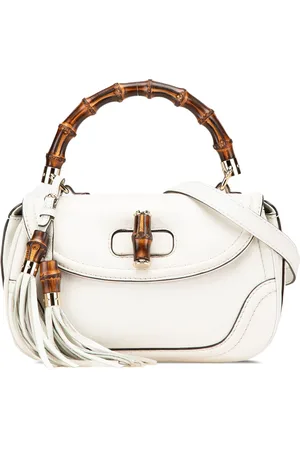 Gucci 2000-2015 Medium Calfskin New Bamboo Top Handle Bag