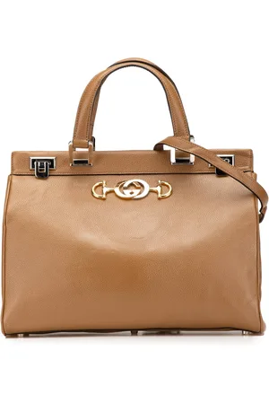 Gucci 2000-2015 Medium Leather Zumi Top Handle Bag