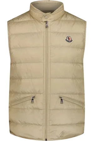 Moncler Gui Kinder Jongens Bodywarmer In Donker Groen