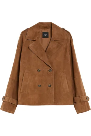 Max Mara Jackets Leather Brown