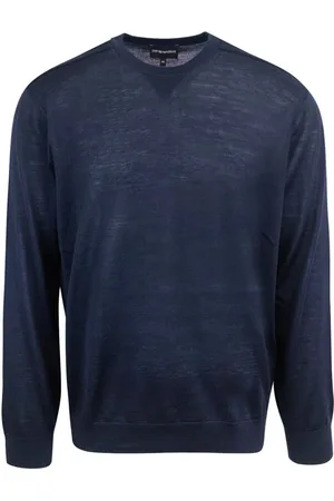 Emporio Armani Sweaters Blue