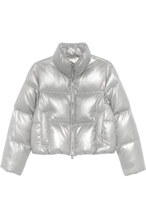 PESERICO SIGN Lamé-effect puffer jacket