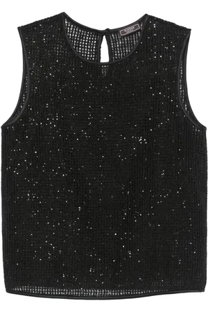 PESERICO SIGN Open-knit top